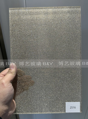 上海艺术玻璃夹丝玄关隔断屏风