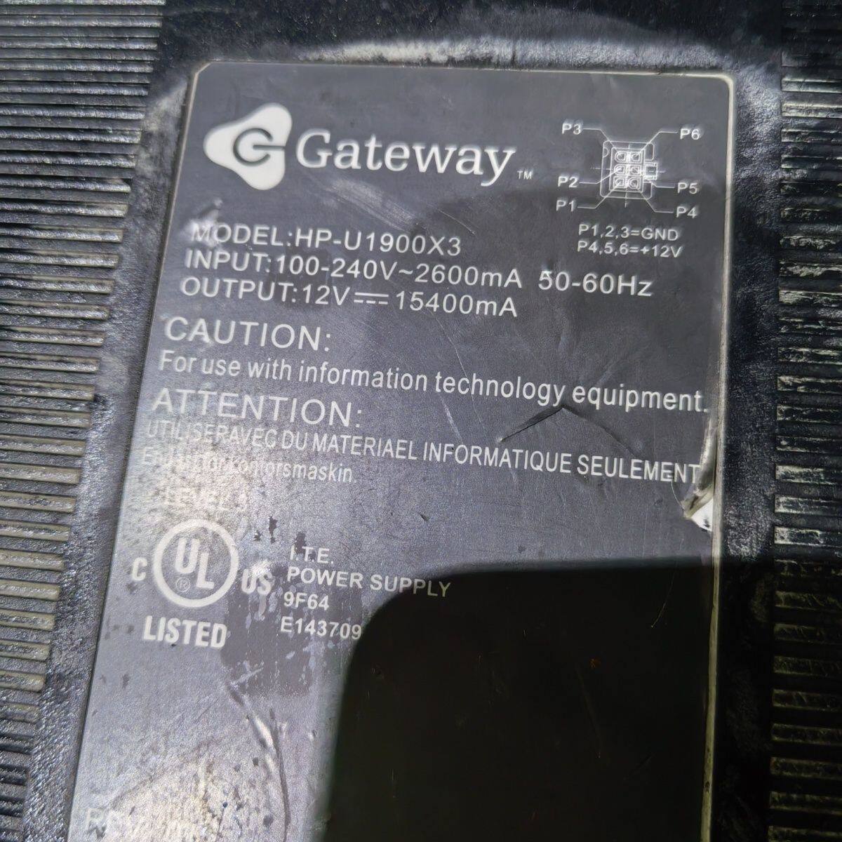 原装正品Gateway适配器HP-U1900X3 开关电源12V15400mA 输出6P