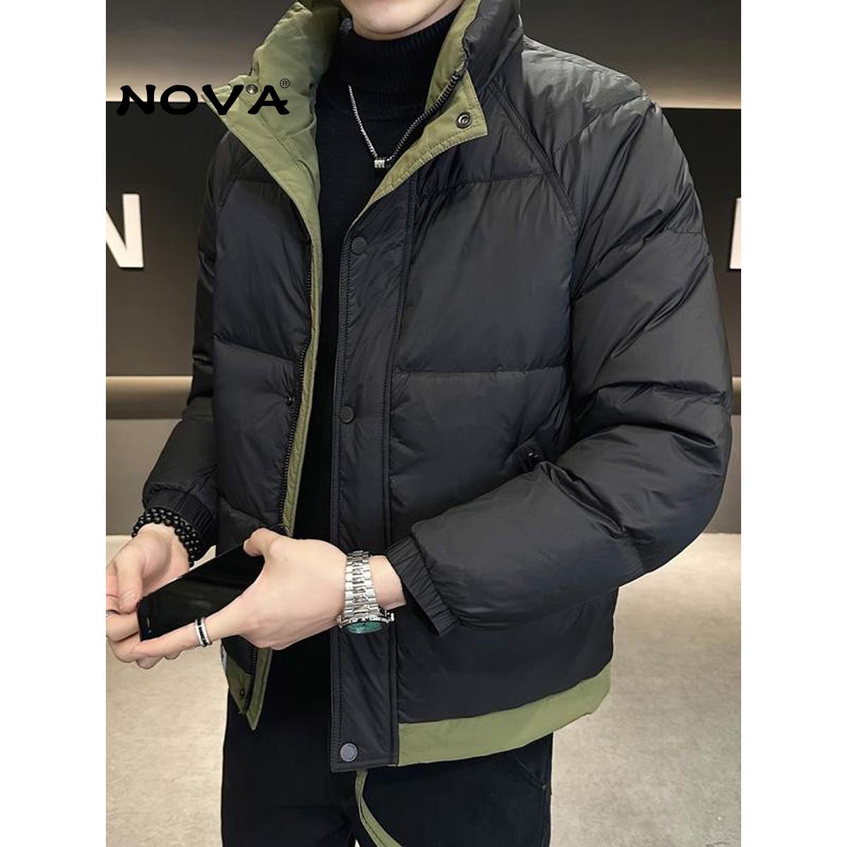 【意大利高端潮牌】羽绒服男士2025冬季加厚防寒休闲面包棉服外套