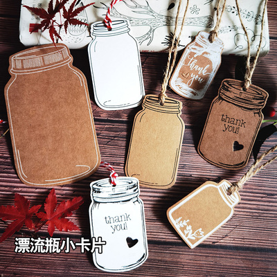 新款教师节许愿吊牌鲜花小卡片