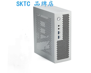 SKTC全新A09迷你台式 17主板小1U电源3.8LHTPC电脑机箱 机ITX17