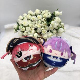 日单虚拟偶像Hololive 宝钟玛琳 湊阿库娅 阿夸 圆滚滚玩偶挂件