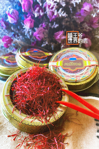 伊朗特级红花saffron5克铁盒装 - 封面