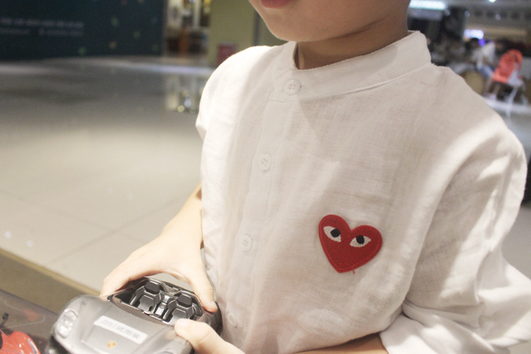 Chemise enfant à manche longue en coton - Ref 2083201 Image 4
