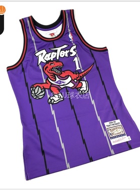 Mitchell&Ness MN 麦迪 9899猛龙队客场紫色大暴龙 球员版 AU球衣