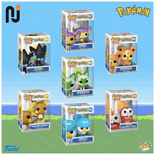 Funko Pokemon/ 宝可梦 伊布伦琴猫妙蛙种子电击兽 玩具手办公仔
