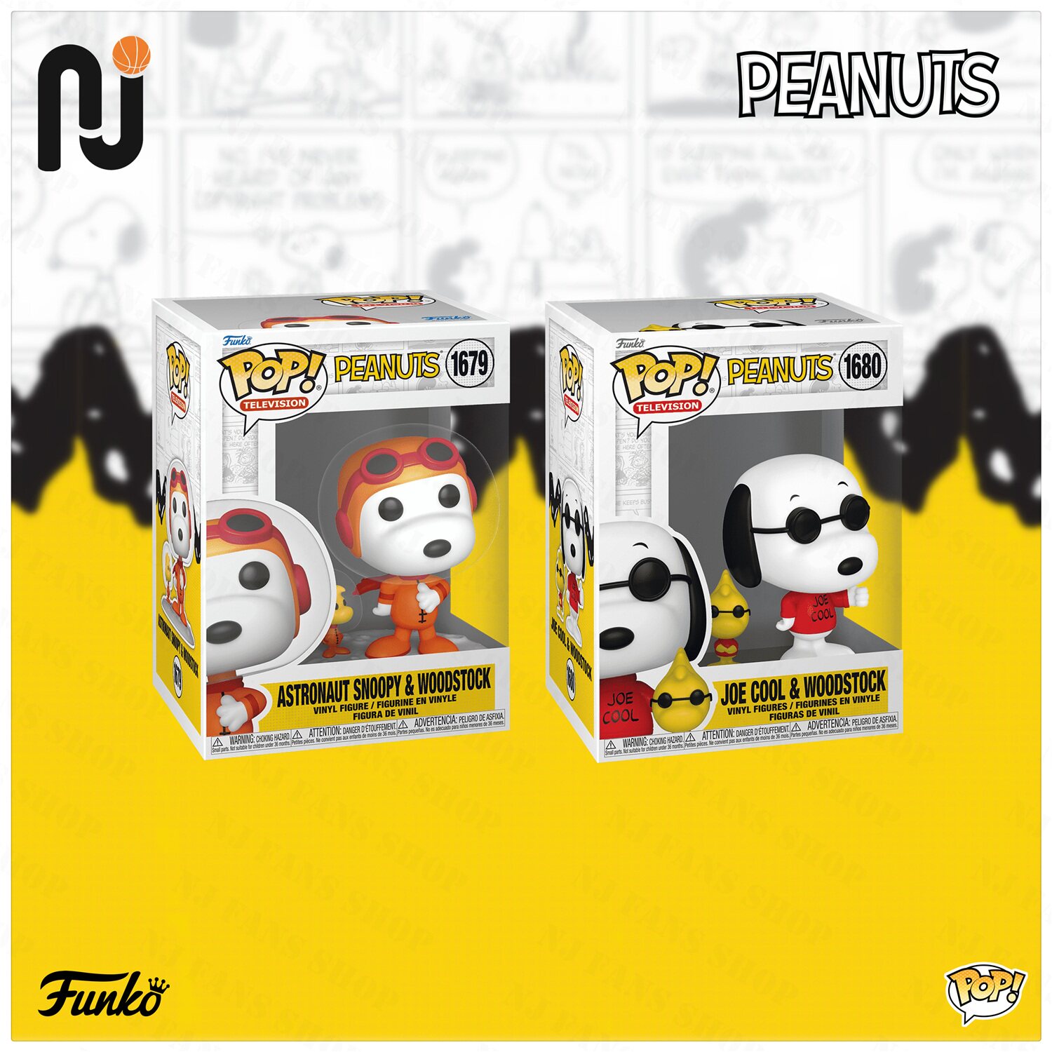 Funko Pop! Snoopy/史努比 卡通漫画 公仔手办 潮玩摆件 新年礼物