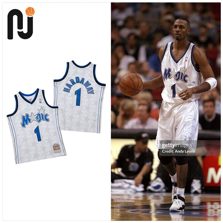 Mitchell&Ness MN 哈达威 Hardaway  魔术队 白暗星 球迷版SW球衣