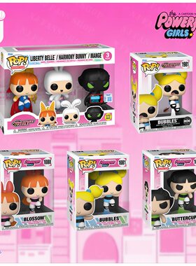 Funko Pop! The Powerpuff Girls 飞天小女警 MEME标 梗 公仔手办