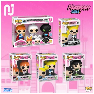 Funko Pop! The Powerpuff Girls 飞天小女警 MEME标 梗 公仔手办