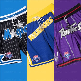 Mitchell&Ness MN x Just Don 联名款 魔术/猛龙/勇士队 复古球裤