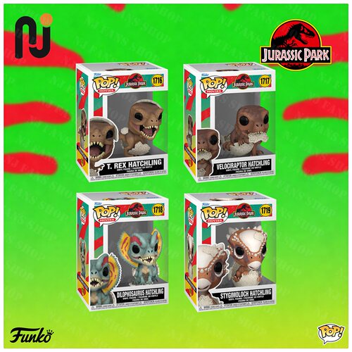 Funko Pop! Jurassic Park/侏罗纪公园 电影周边 恐龙公仔手办