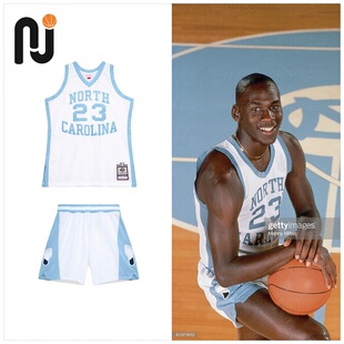 Mitchell&Ness MN 迈克尔乔丹 NCAA 北卡大学 球员版 AU球衣/球裤