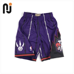 Mitchell&Ness MN 猛龙队客场 Youth 大儿童/青少年版SW球裤 刺绣