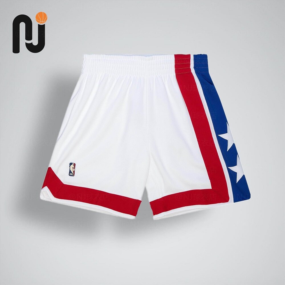 Mitchell&Ness MN 2005-06 新泽西篮网队 球员版AU球裤 基德 卡特