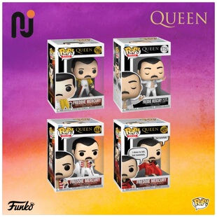 Funko Pop! Queen皇后乐队 佛莱迪 Freddie 牙叔 弗雷迪 公仔手办