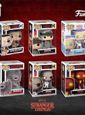 Funko Pop! 怪奇物语/Stranger Things 十一 史蒂夫 美剧周边手办