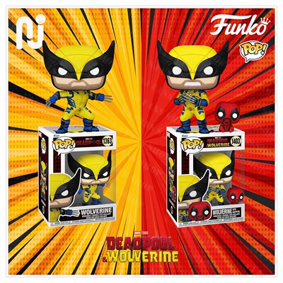 Funko Pop! Marvel/漫威 Deadpool 死侍 金刚狼 Q版人偶手办玩具