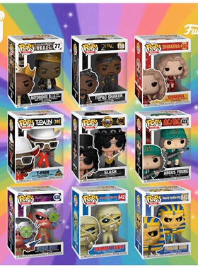 Funko Pop! 嘻哈说唱摇滚乐队欧美流行音乐系列 公仔手办潮流玩具