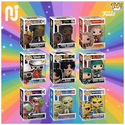 Funko Pop! 嘻哈说唱摇滚乐队欧美流行音乐系列 公仔手办潮流玩具