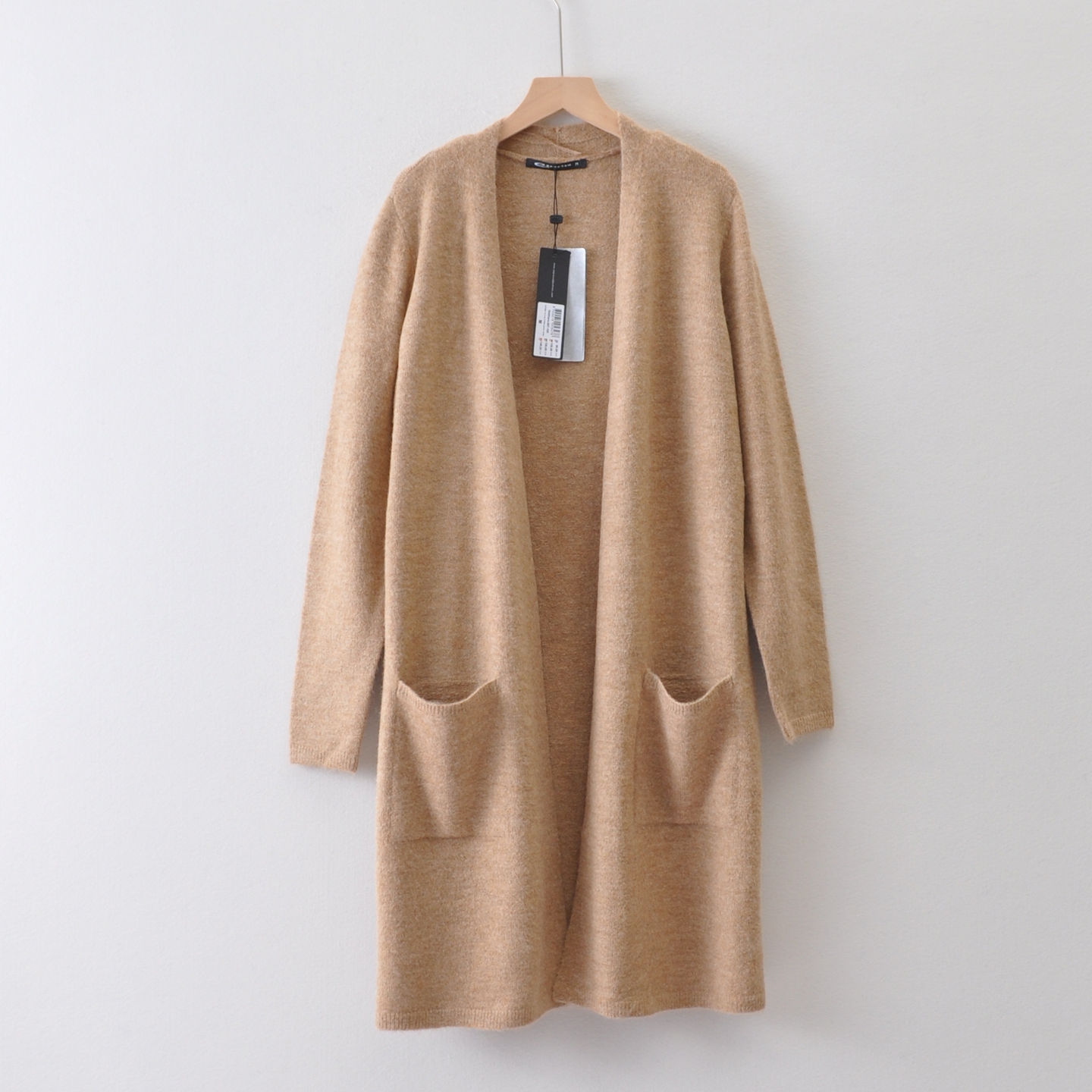 荷兰单expr*so莼元~羊毛秋冬毛衣外套 双口袋女装针织开衫99.95欧