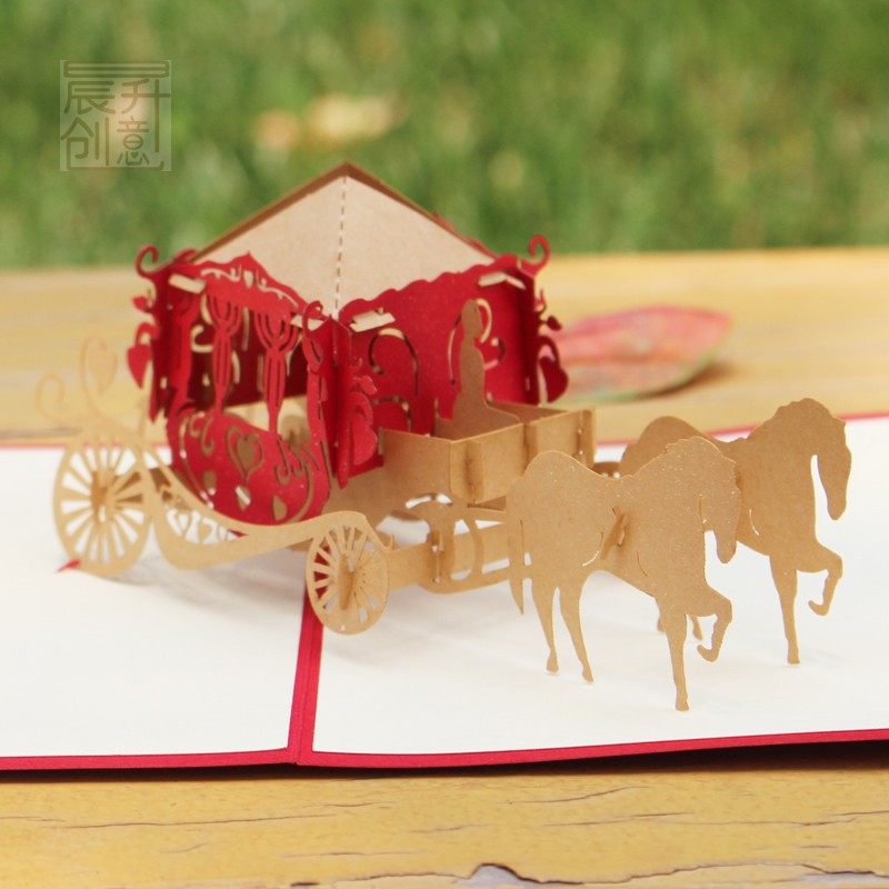 定制对折式结婚礼物中国风立体贺卡请柬请贴宫廷风喜帖邀请函卡片,节庆用品/礼品,请柬,淘宝优惠券,粉丝福利购,淘宝优惠卷