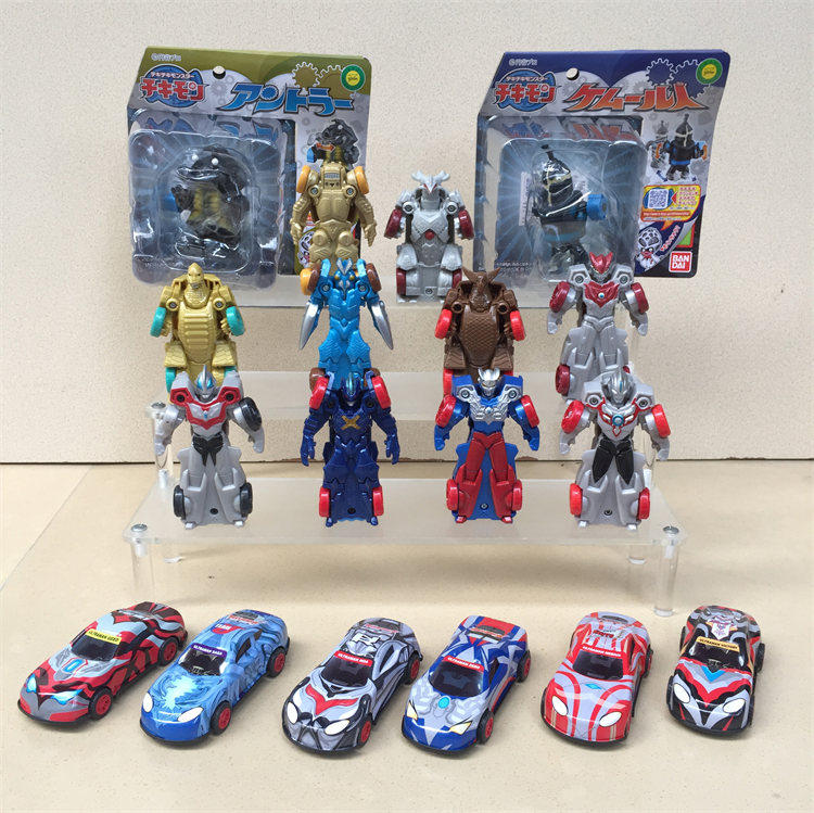 正版 奥特曼变形玩具 变形汽车 欧布雷德王怪兽 上链发条回力汽车