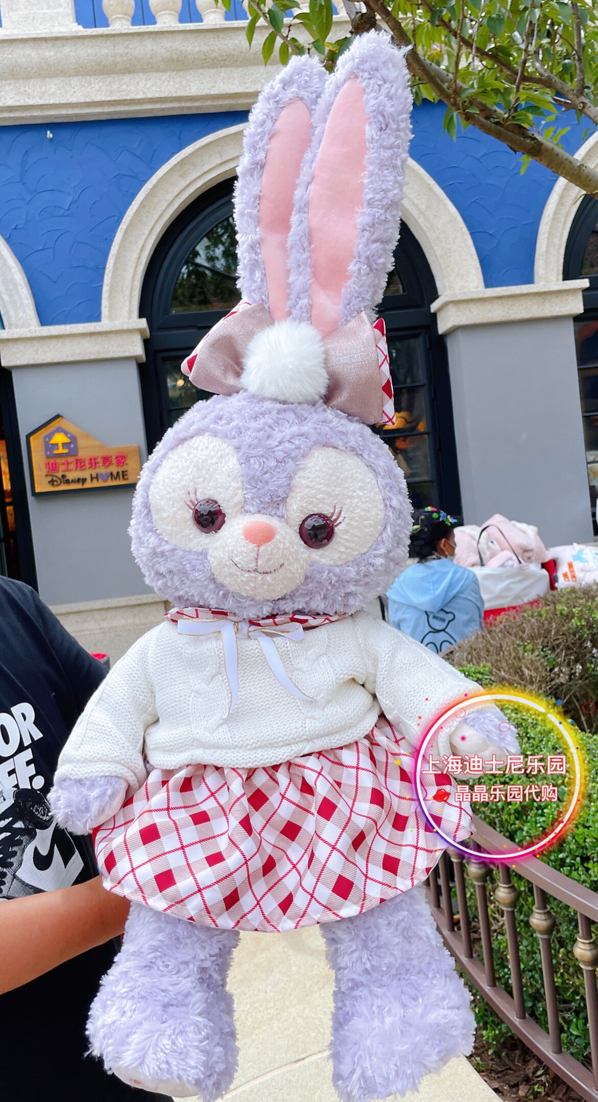上海迪士尼乐园国内代购秋日星黛露m露露毛衣大兔子毛绒玩偶玩具