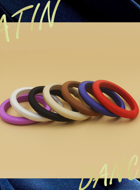 1只包邮拉丁国标舞裸环院校专用款黑池比赛手环手镯黑色手饰成人