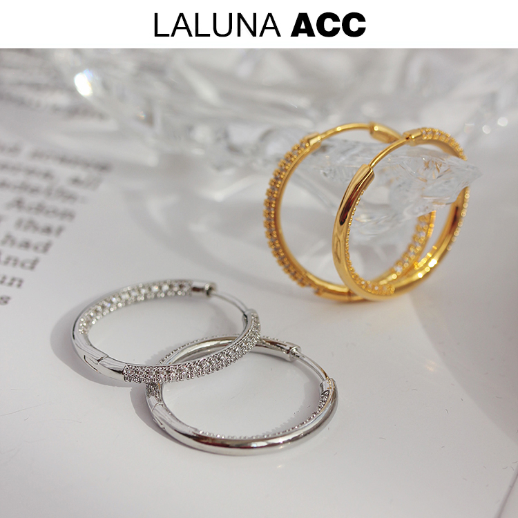 925纯银日韩女新款潮流耳环