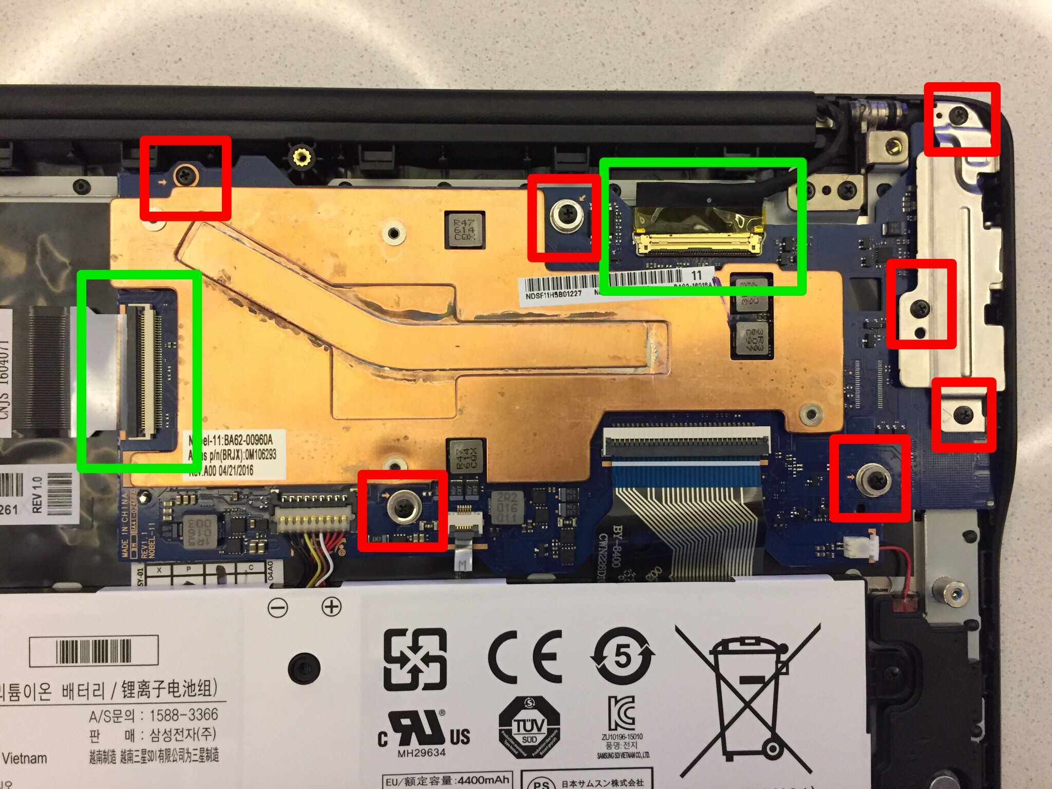 Chromebook配件屏幕主板内存硬盘键盘电池壳拆机零部件笔记本