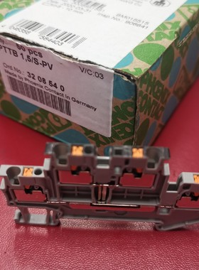 菲尼克斯 双层接线端子；PTTB 1,5/S-PV  订货号3208540