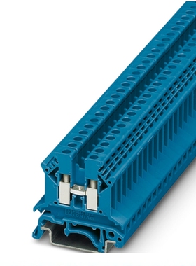 菲尼克斯 直通式 螺钉连接；UK2.5B BU  订货号 3001048 接线端子