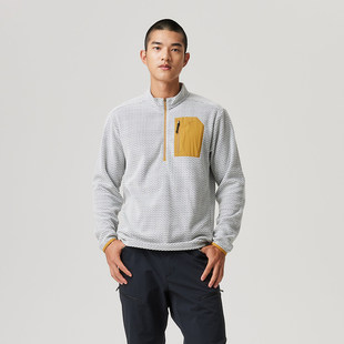 隐者山之道 | 三夫户外 云雀男女抓绒衣徒步登山立领内穿保暖巴塔