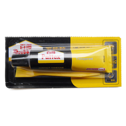 皮革补鞋子万能胶水带弹性强百得