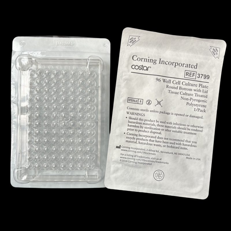 96孔细胞培养板U型底透明无菌