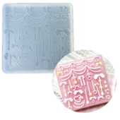 DIY手工蝴蝶结珠链模具ab树脂uv水晶滴胶钥匙扣迷你挂件硅胶模具