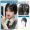 French bangs -40cm - natural black - braided hair