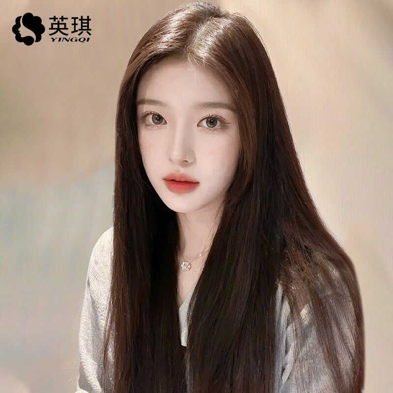 轻薄透气逼真无痕长发全真发假发