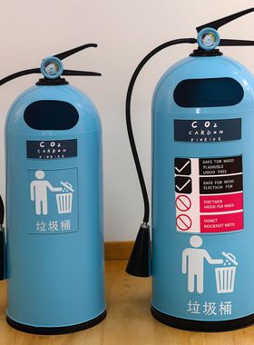 灭火器消防栓模型家居装饰垃圾桶