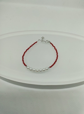 2026新款红珠淡水珍珠手链