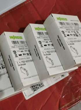 （议价)wago万可模块750-637000-004有2单的联