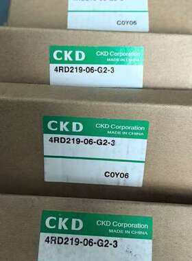 （议价)CKD 电磁阀 4RD219-06-G2-3 阀 DC2