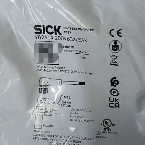 SICK西克YG2A14-200VB3XLEAX 号议价