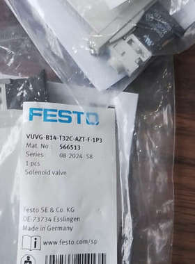 费斯托电磁阀 566513  VUVG-B14-T32C-A议价