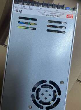 MW明纬NEL-300-4.2的电源银灰色外观，简约议价