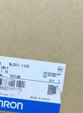 NJ301-1100CPU模块，图，盒议价