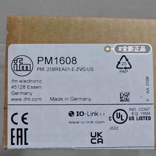 PM1608ifm易福门传感器议价