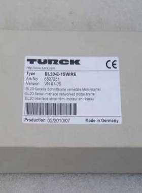 TURCK图尔克BL20-E-1SWIRE模块6827251议价