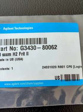 (议价)安捷伦G3430-80062  Aux Frit 30scc